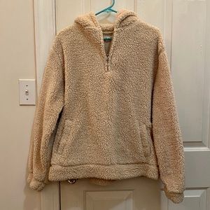 brooklyn cloth sherpa quarter zip!